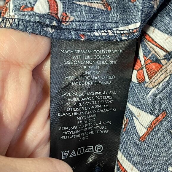 Anthropologie Maeve Bettina Sailboat Cotton‎ Shirt Dress Size XXS - Picture 10 of 11